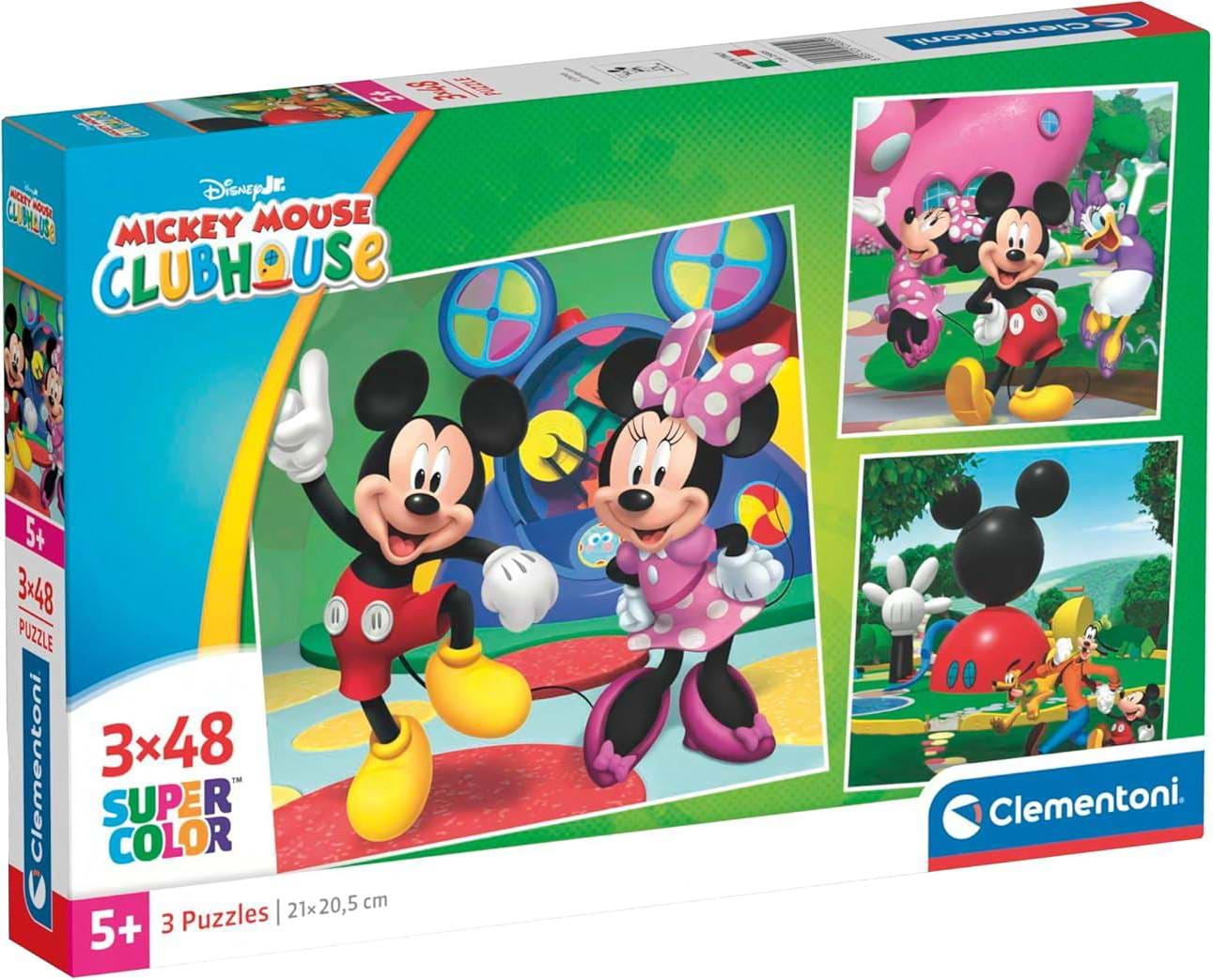 Пазлы (5-7 лет) Clementoni Приключения Микки Мауса 3х48 эл. (25005)