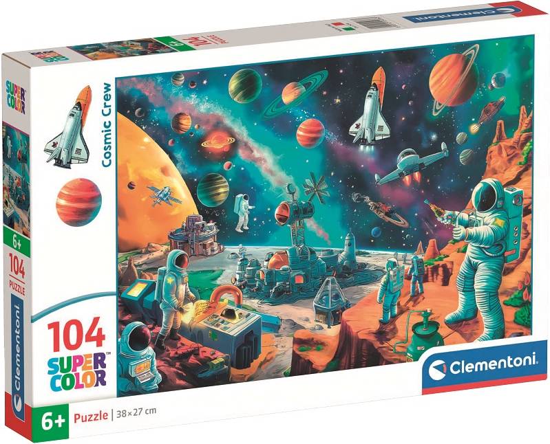 Пазлы (5-7 лет) Clementoni Космический экипаж в космосе 104 эл. (25036)