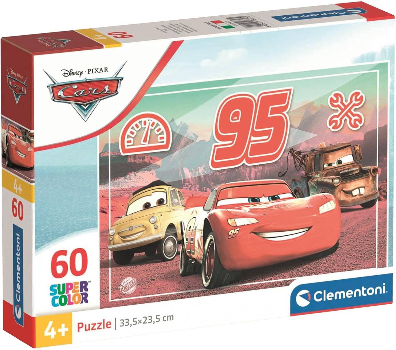 Пазлы (3-4 года) Clementoni Супер гонки Маквин и его команда 60 эл. (26317)