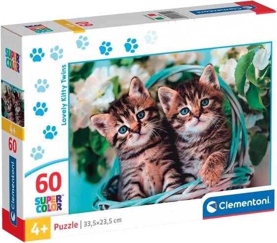 Пазлы (3-4 года) Clementoni Милые котята 60 эл. (26599)