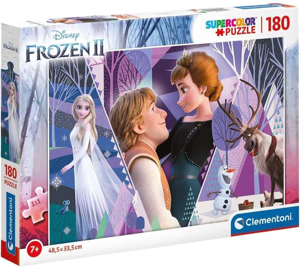 Пазли (5-7 років) Clementoni 180 ел. Крижане серце-2 Анна та принц (29309)