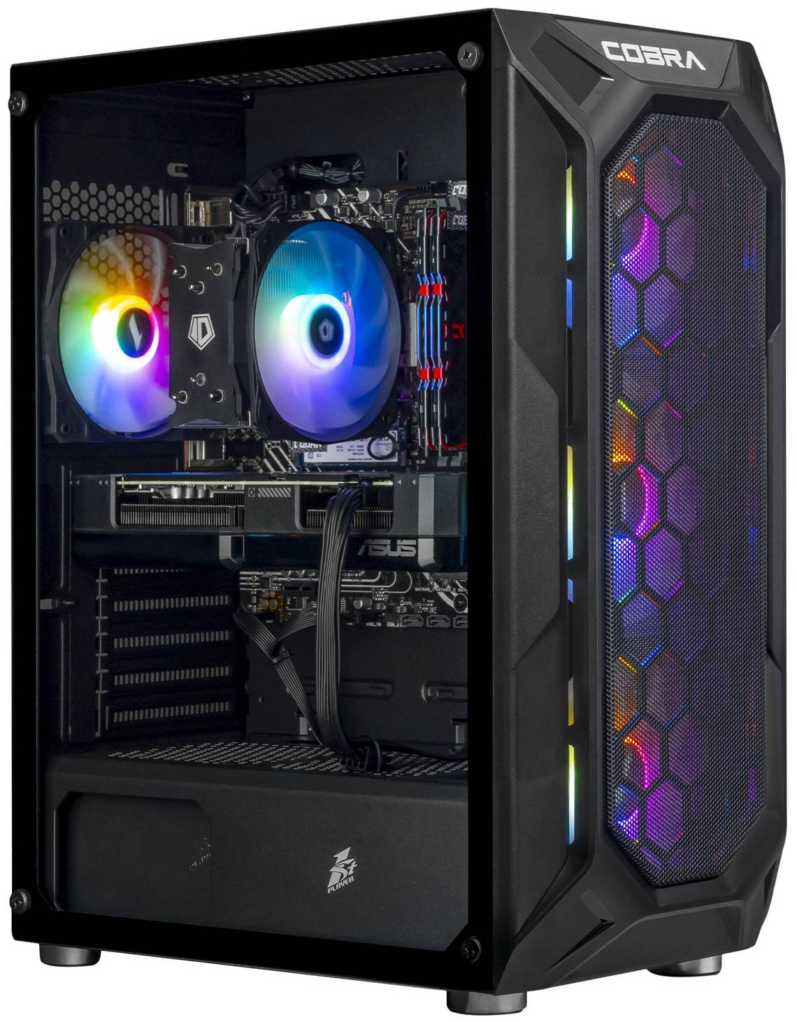 Системный блок Cobra Go RX 9060 / Core i5 14400F / RAM 32GB / SSD 500GB (R5G23174)