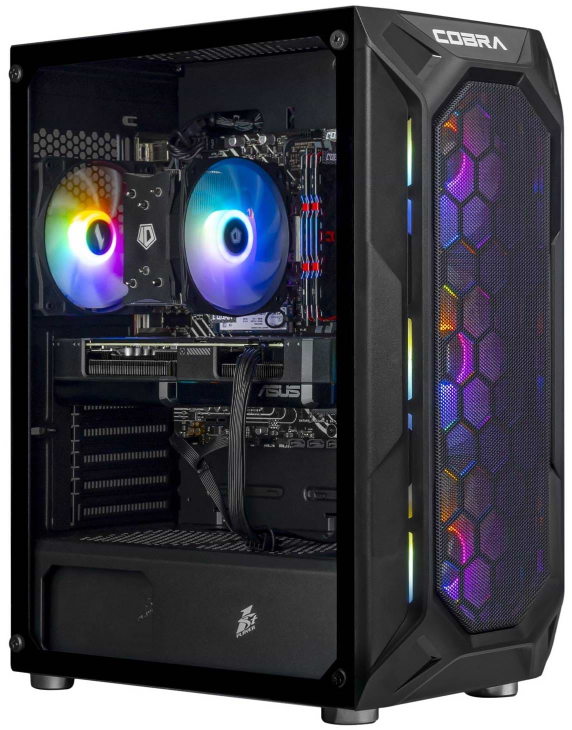 Системный блок Cobra Go RX 9060 / Ryzen 5 7500F / RAM 32GB / SSD 500GB / Win 11 (R5G23180)