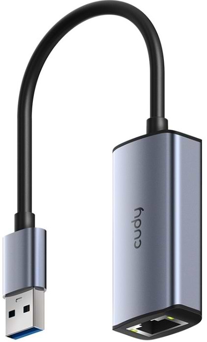 Переходник USB- RJ-45 Cudy USB 3.0 Type-A --> Ethernet RJ45 (UE25A)