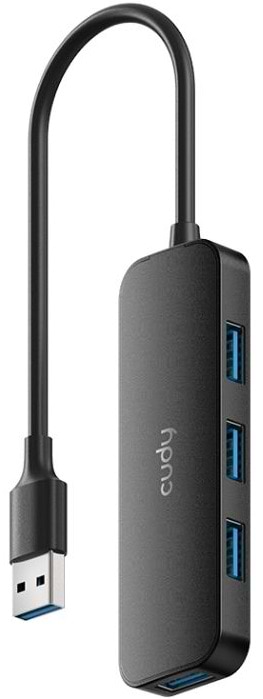 Хаб USB Cudy USB 3.0 Type-A -> 4хUSB 3.0 (UH40A)