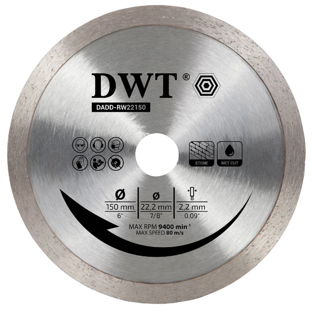 Диск алмазний DWT DADD-RW22150