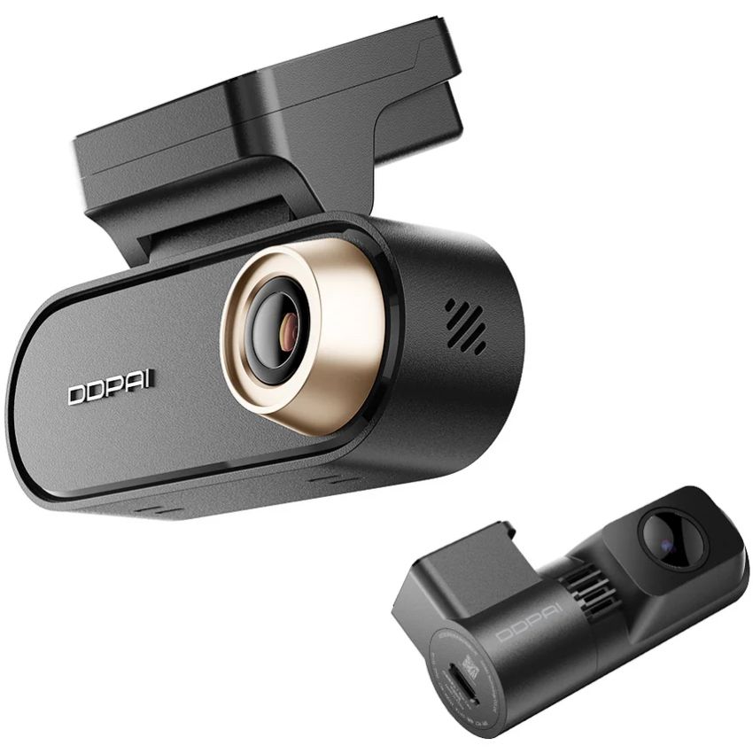 Відеореєстратор DDPai Dashcam N5 Pro + камера заднього виду