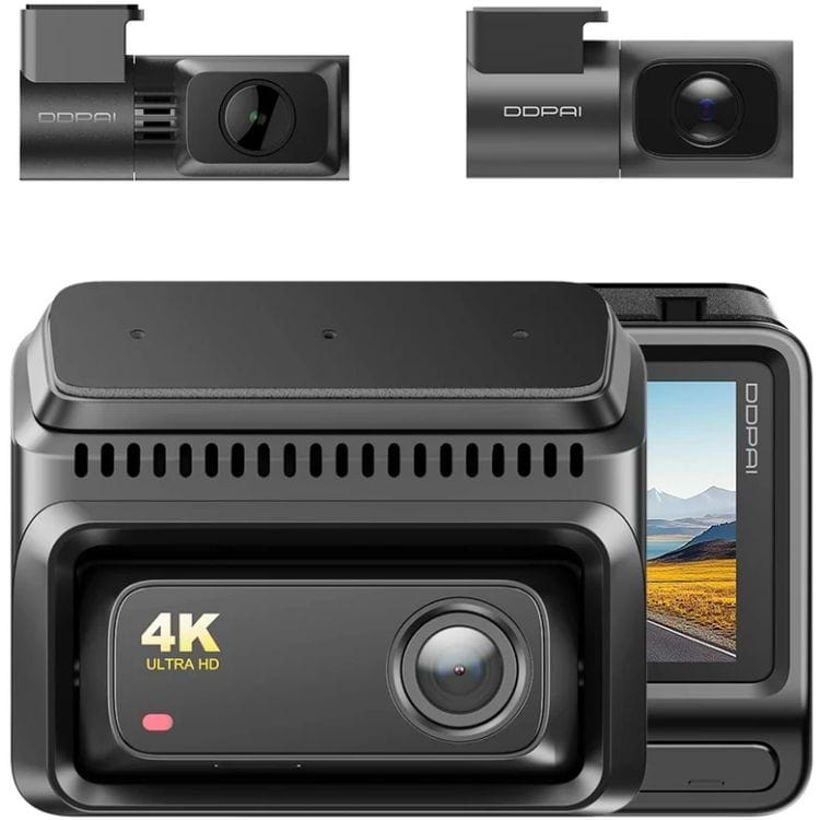 Відеореєстратор DDPai Dashcam Z60T + камера заднього виду + камера салону