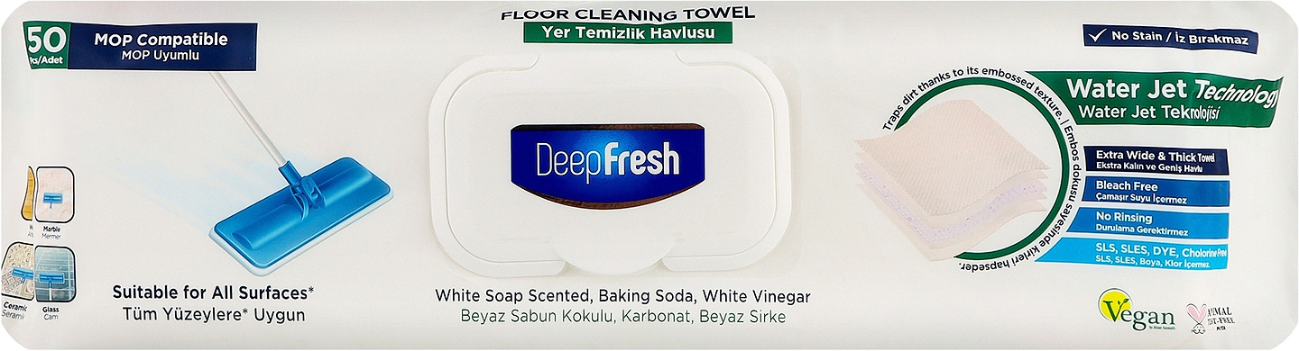 Салфетка бытовая Deep Fresh MOP 50 шт. Soap (8681554631579)