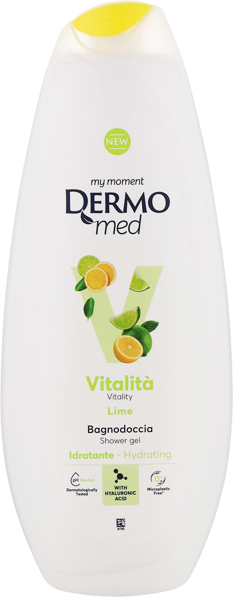 Гель для душа DermoMed Lime Vitalita 750 мл (8050999571243)
