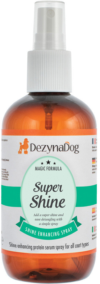 Кондиционер для кошек и собак Dezynadog Super Shine для блеска с протеином 250мл (5052372067773)