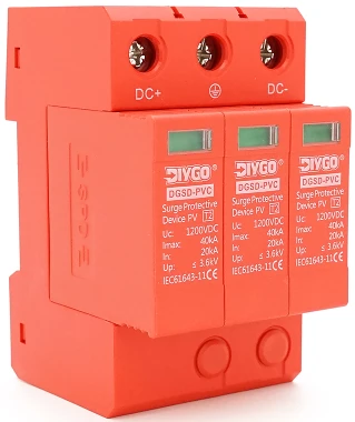 Автомат захисту від сплесків напруги Diygo LKTD2 - 40F (DGSD-PVD-1000V-3P)