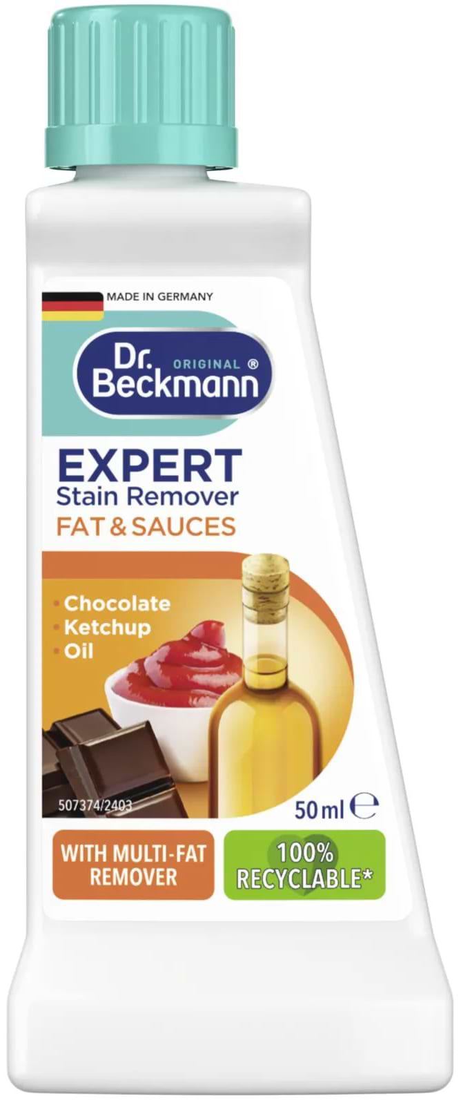 Засіб для видалення плям Dr.BECKMANN жири і соуси 50 мл (4008455589312)