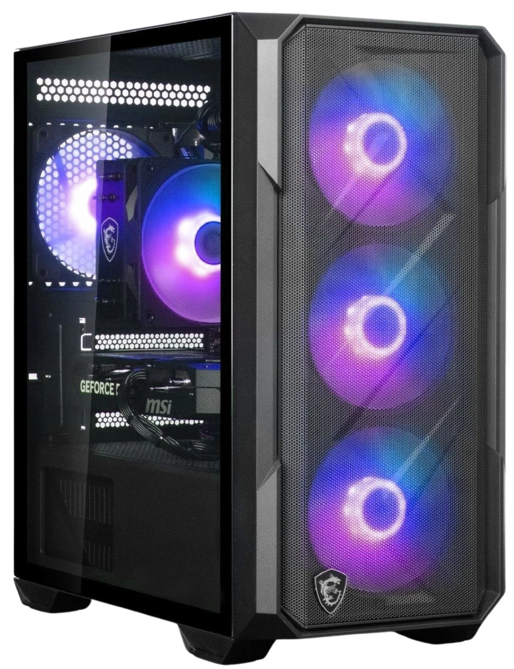 Системний блок Dragon Lucky Shadow Powered_by MSI (RTX 5060TI 16G + R5 5600) Black