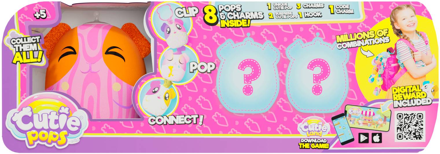 Мягкая игрушка-сюрприз EOLO 26759 CUTIE POPS 3 шт. (EXCUT001)