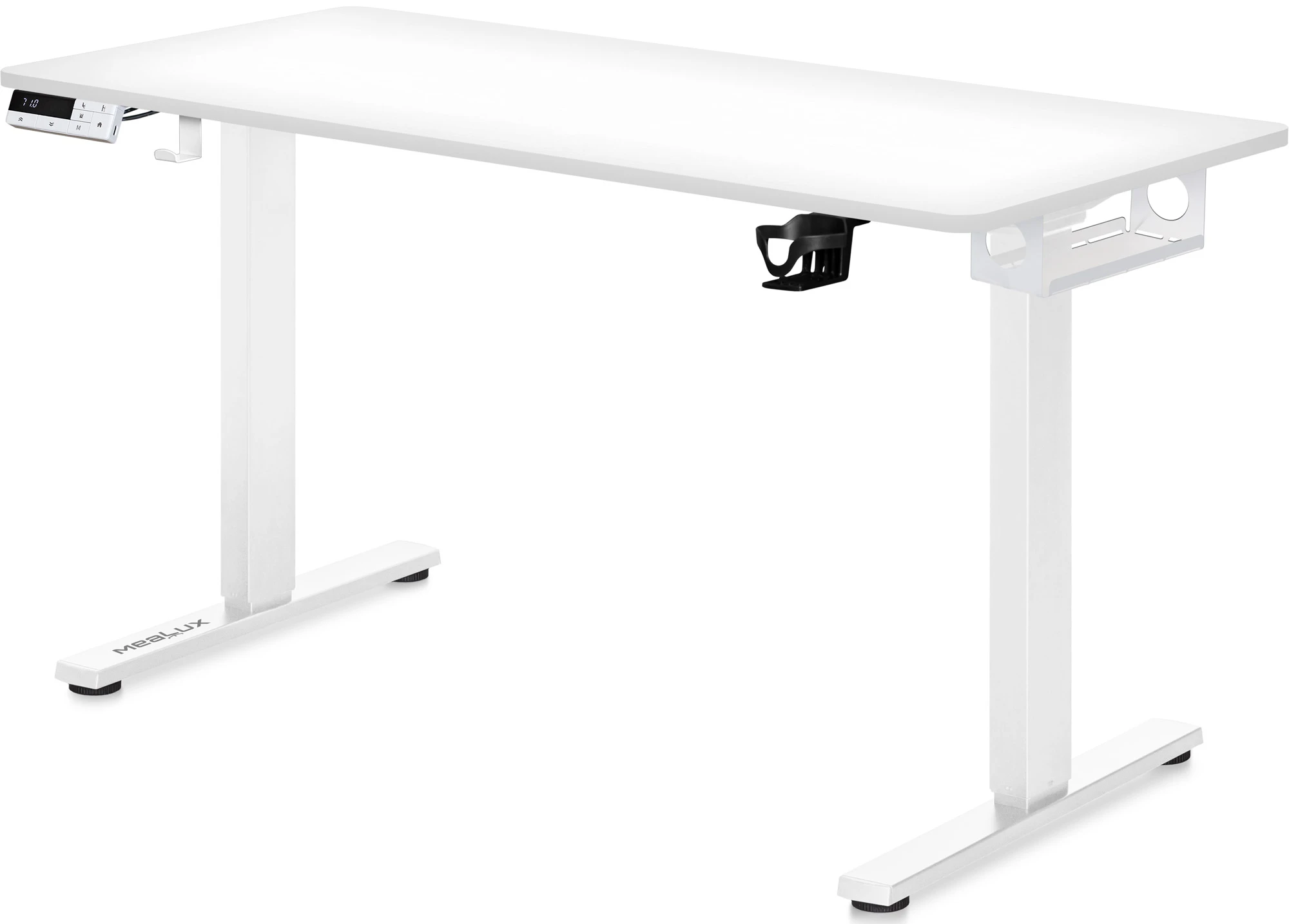 Стіл з електрорегулюванням висоти Mealux PowerDesk Duo White (EVO-242 Duo W/W)