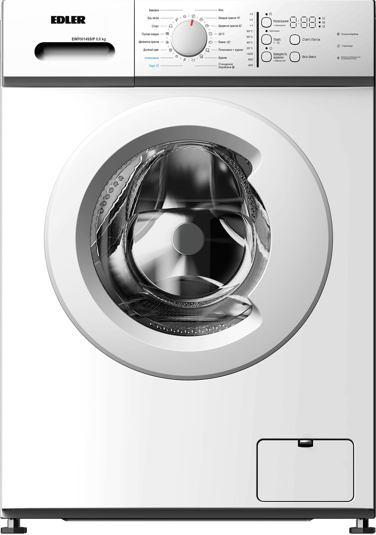 Стиральная машина Edler EWF6014SSIP