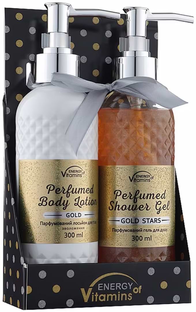 Подарунковий набір для догляду за тілом Energy of Vitamins My gold stars (5828)