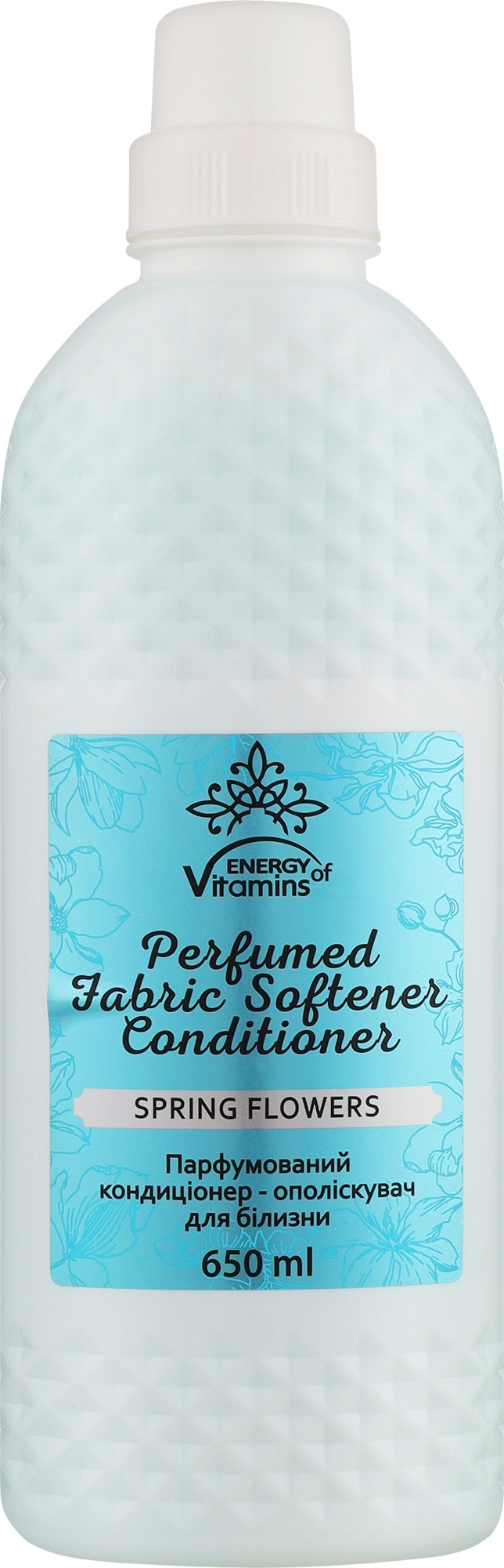 Ополіскувач для білизни Energy of Vitamins Spring FLOWERS парфумований, 650 мл (7853)
