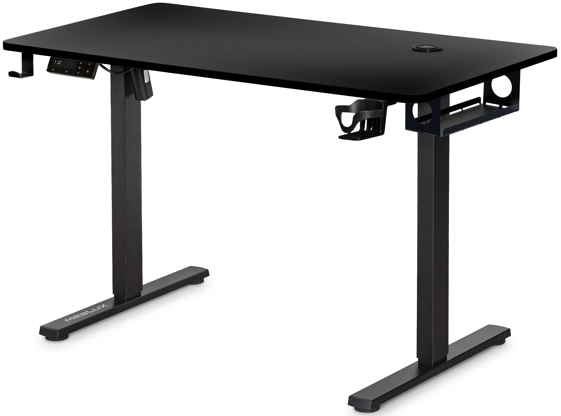 Стіл з електрорегулюванням висоти Mealux PowerDesk Energy Black (EVO-201 Energy B/B)