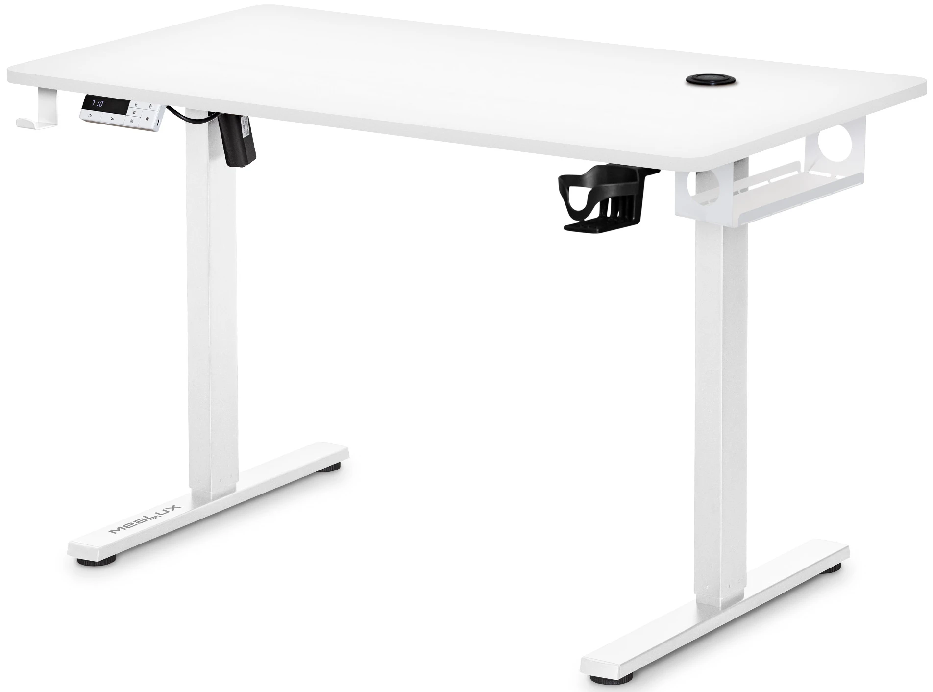 Стіл з електрорегулюванням висоти Mealux PowerDesk Energy White (EVO-201 Energy W|/W)