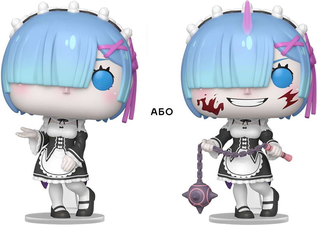 Колекційна фігурка FUNKO POP! серії Re:ZERO - РЕМ (W/CH) (86513)