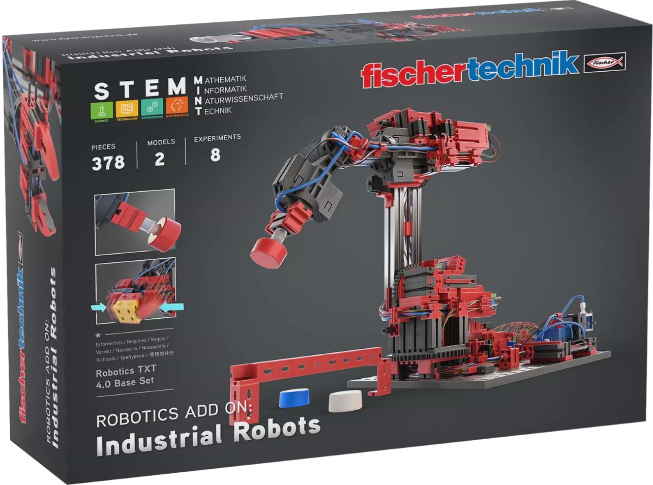 Електронний конструктор Fischertechnik STEM ROBOTICS Промислові роботи (FT-564064)