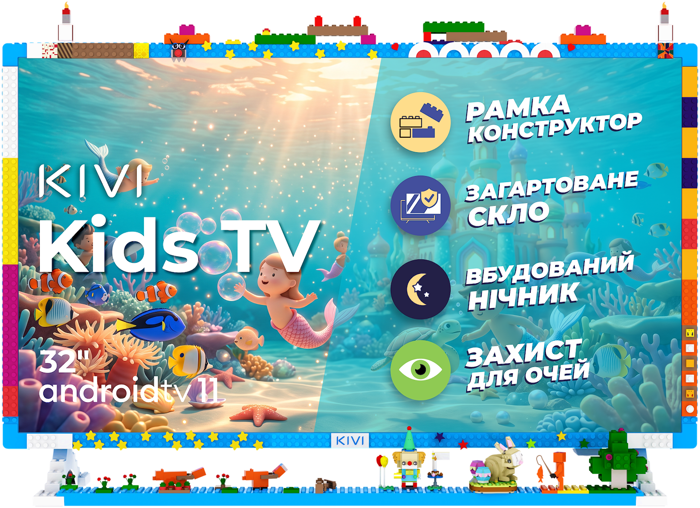 Телевізор KIVI 32FKIDSTV