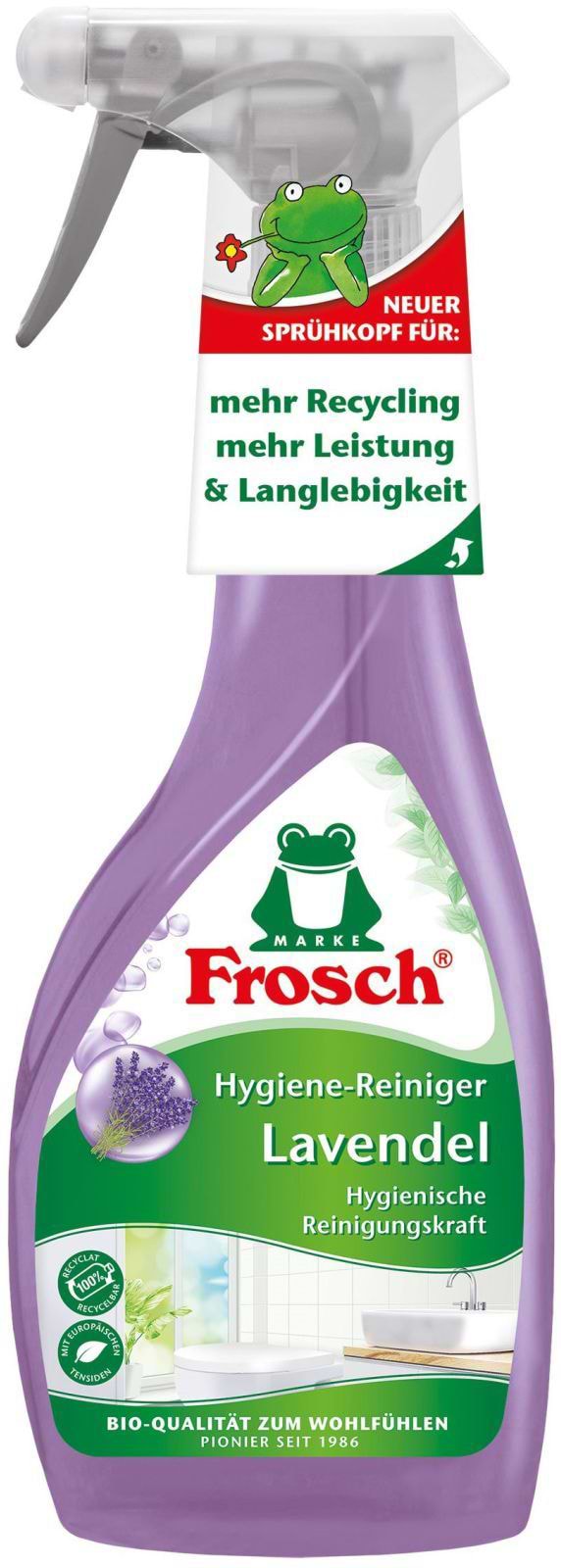 Засіб для миття у ванній кімнаті Frosch Лаванда 500 мл (4001499961533)
