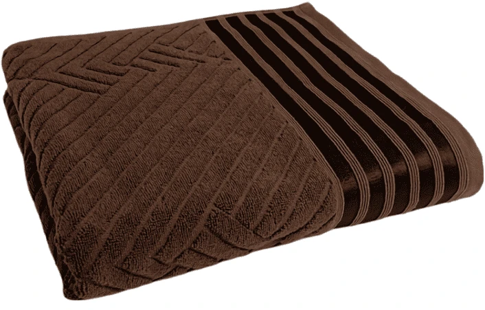 Полотенце банное GM Textile махровое Soft кофе 70х140