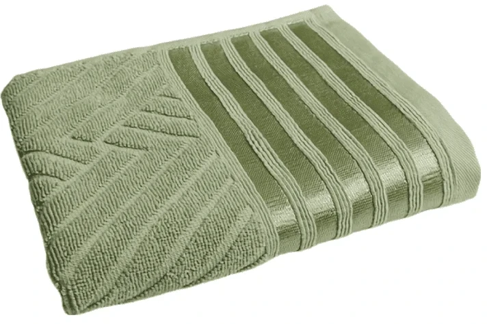 Полотенце для рук GM Textile махровое Soft серо-зеленое 40х70