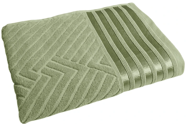 Полотенце для лица GM Textile махровое Soft серо-зеленое 50х90