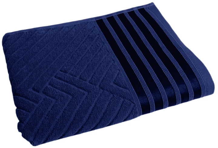 Полотенце для лица GM Textile махровое Soft темно-синее 50х90