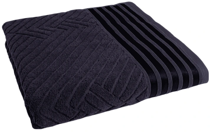 Полотенце банное GM Textile махровое Soft графитово-серое 70х140