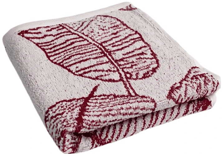 Полотенце для рук GM Textile махровое бордовое Перо 40х70
