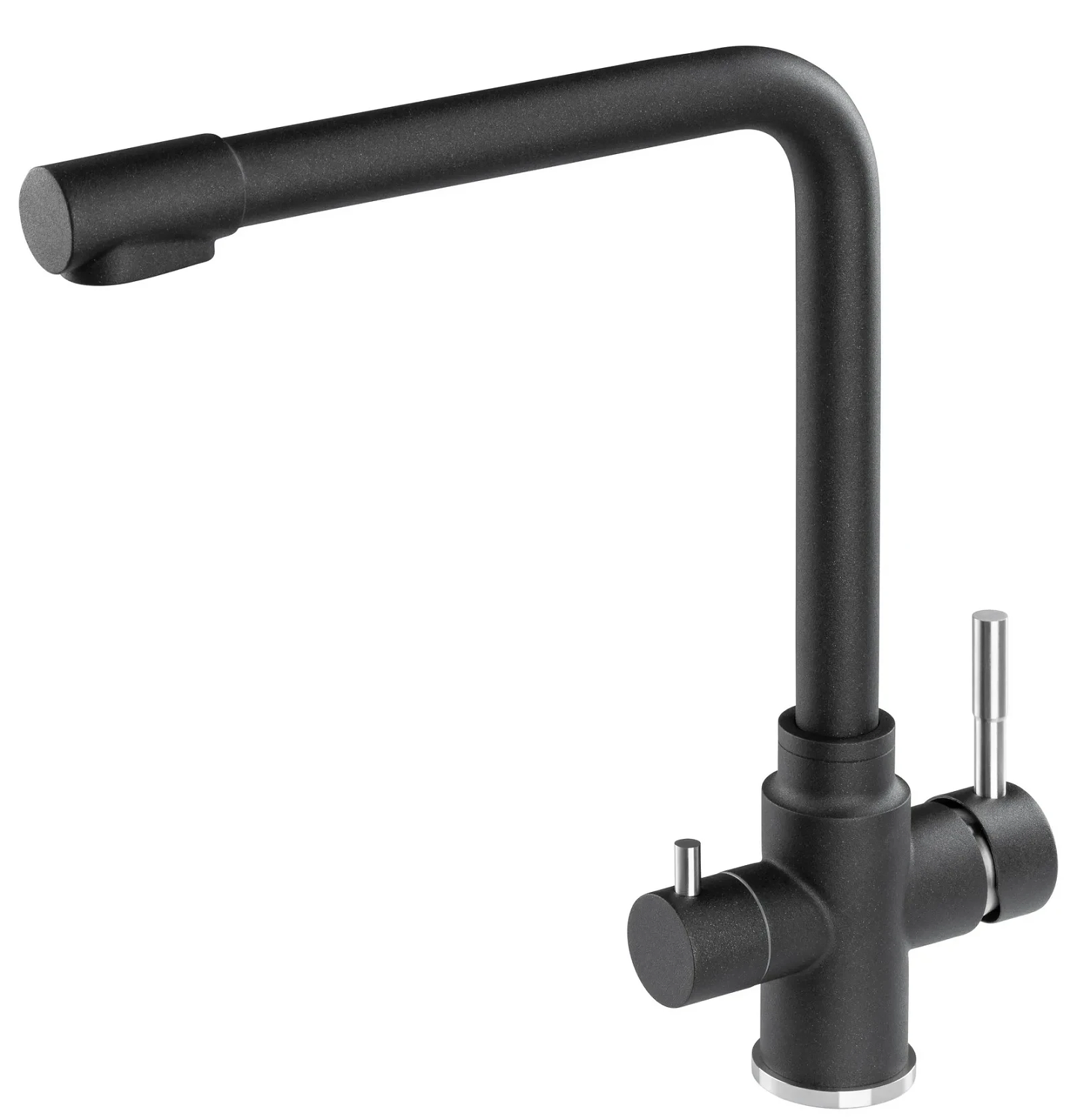Кухонний змішувач GRANADO Badalona LUX black shine