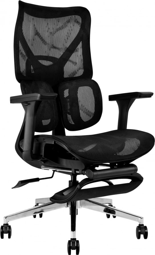 Крісло офісне GT Racer B-3002 Black/Black