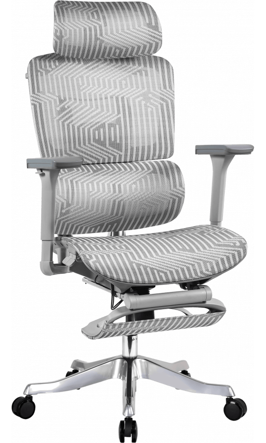 Крісло офісне GT Racer B-524 Gray/Light Gray