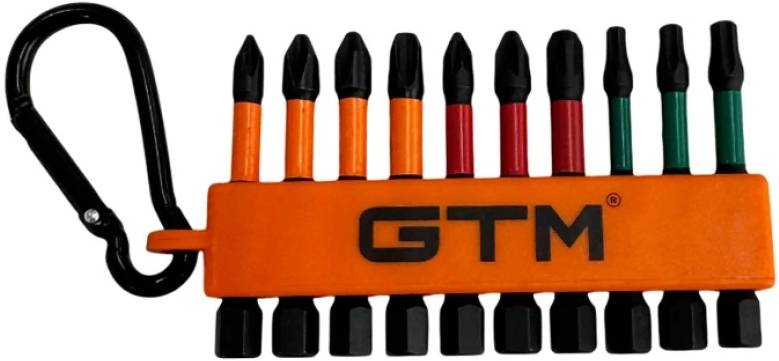 Набор бит для отвертки GTM 10 шт. 50 мм (SBK-10)