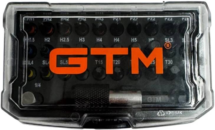 Набор бит для отвертки GTM 32 шт. 25 мм (SBK-32)