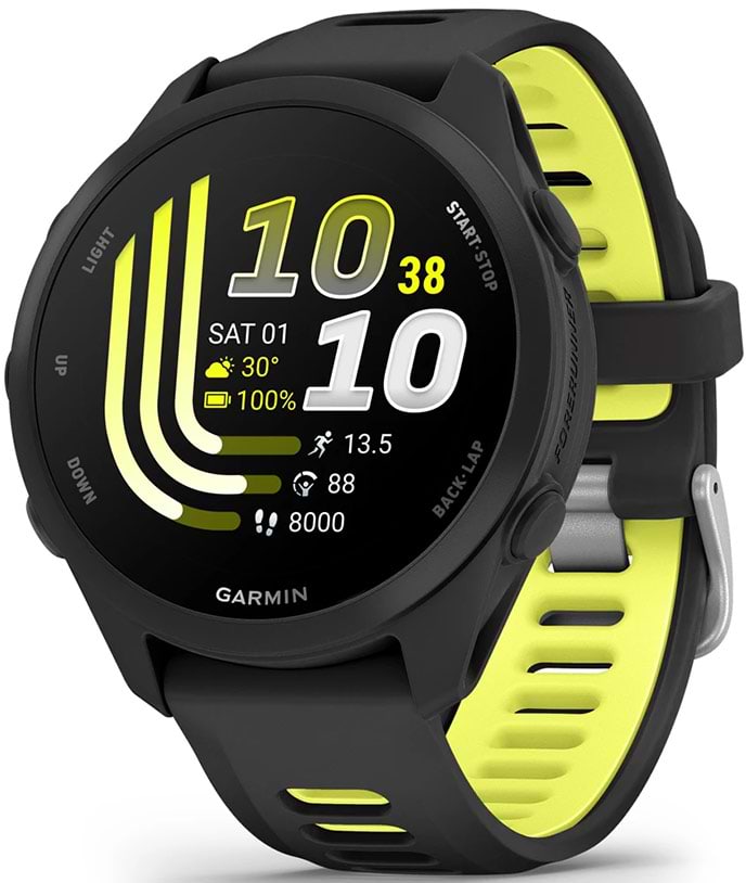 Смарт-годинник Garmin Forerunner 170 GPS, Black/Amp Yellow (010-03920-00)