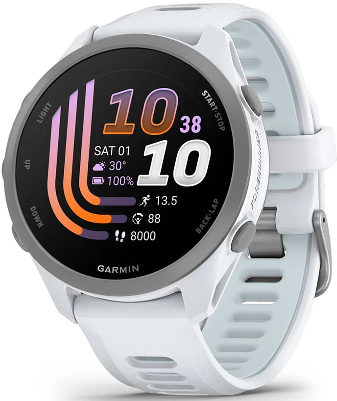 Смарт-годинник Garmin Forerunner 170 GPS, Whitestone/Cloud Blue (010-03920-01)