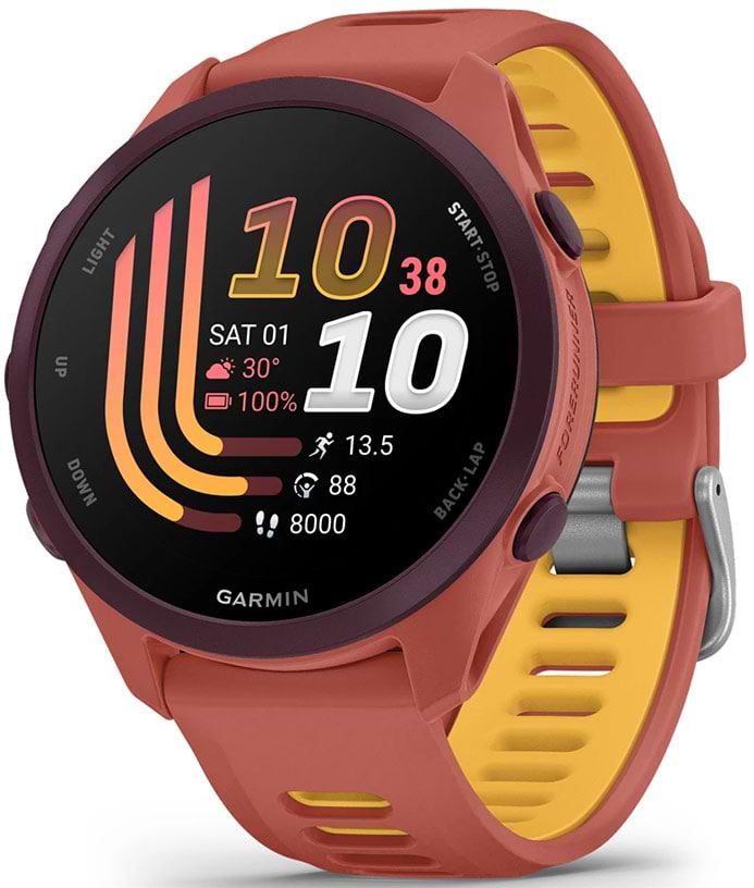 Смарт-годинник Garmin Forerunner 170 Music GPS, WiFi, Red Pink/Mango (010-03920-13)
