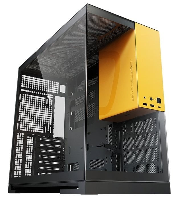 Корпус Geometric Future Model 5 Glass без БЖ (GEO-M5-BY) Black/Yellow