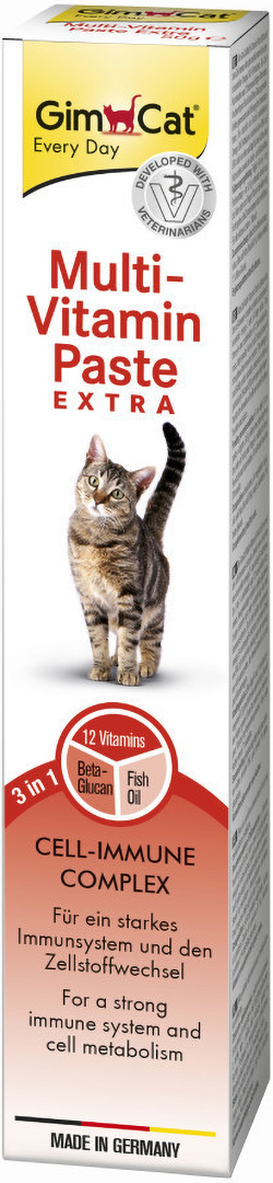 Паста витаминизированная для кошек GimCat Мультивитаминная Extra 50 гр (4002064401300)