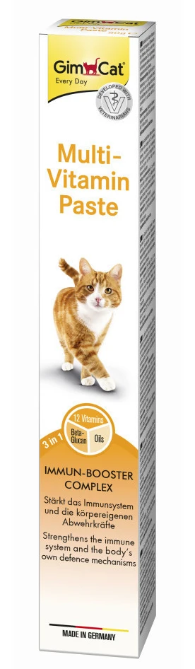 Витамины для кошек GimCat Every Day мультивитаминная паста для улучшения иммунитета 100 г (4002064401393)