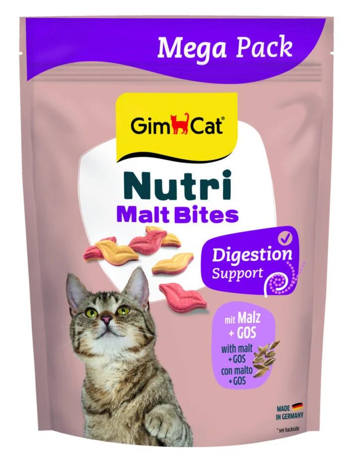 Витамины для кошек GimCat Nutri Malt Bites для выведения комков шерсти с мальтом 425 г (4002064427348)
