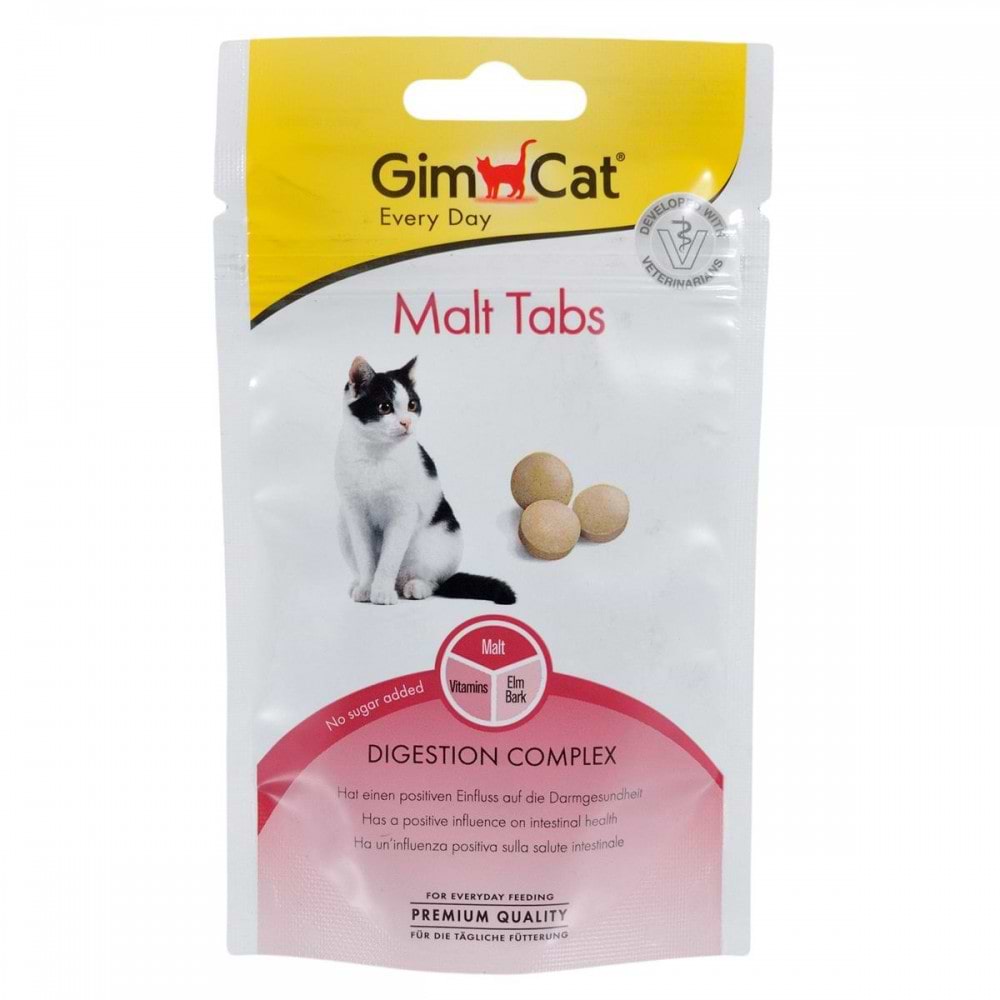 Вітаміни для котів GimCat Таблетки Every Day Malt Tabs, 40 г (4002064427065)
