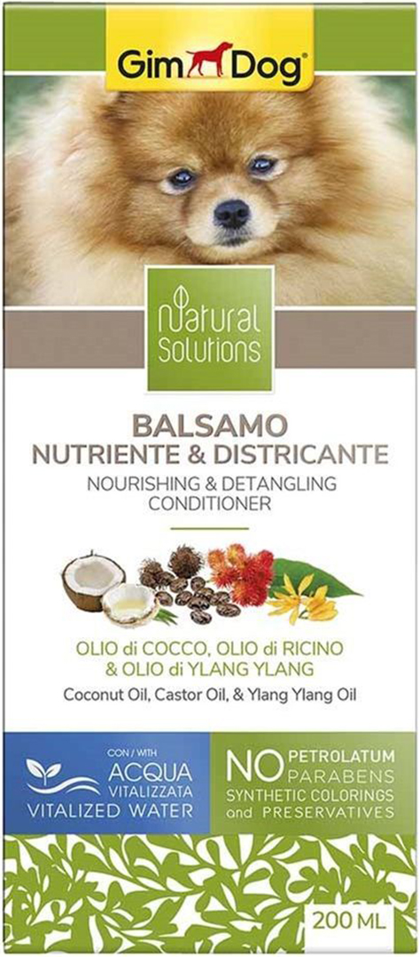 Кондиционер для кошек и собак GimDog Natural Solutions для распутывания шерсти 200 мл (4002064504780)