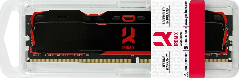 Память DDR Goodram 16Gb DDR4 3200MHz IRDM Black (IR-X3200D464L16SA/16G)